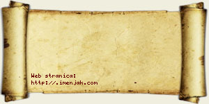 Una Bjelić vizit kartica